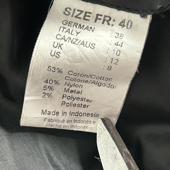 Animale Womens Quilted Brown Vest Jacket Oversized Collar Pockets Size 8 Outdoor - Picture 4 of 11